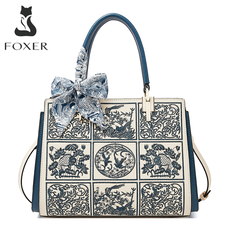 Women Bags 2026 Trends - FOXER Bölünmüş Deri 2026 Yeni Büyük